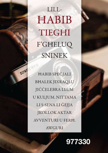 Picture of LILL-HABIB TIEGHI FGHELUQ SNINEK KARTOLINA